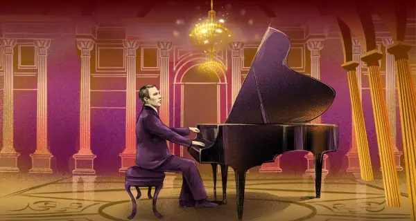 სერგეი რახმანინოვი სანთლის შუქზე